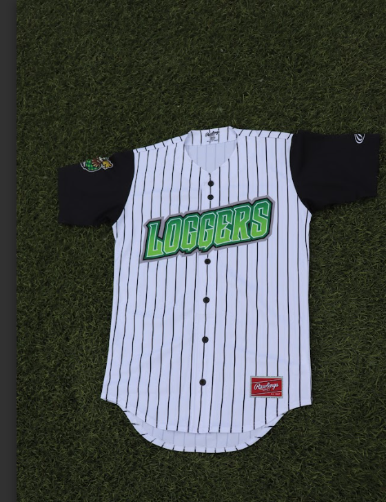 Baby Baseball Uniform -Black Pinstripe